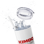 Kimbo Skinny Tumbler with Straw, 20oz