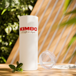 Kimbo Skinny Tumbler with Straw, 20oz