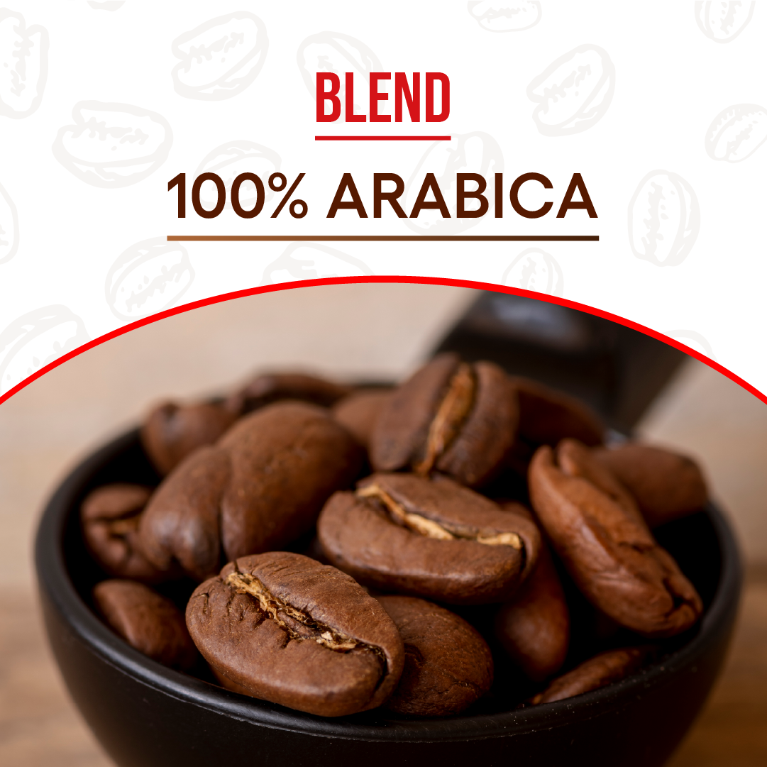 Aroma Gold 100% Arabica - Whole Bean Coffee 500g