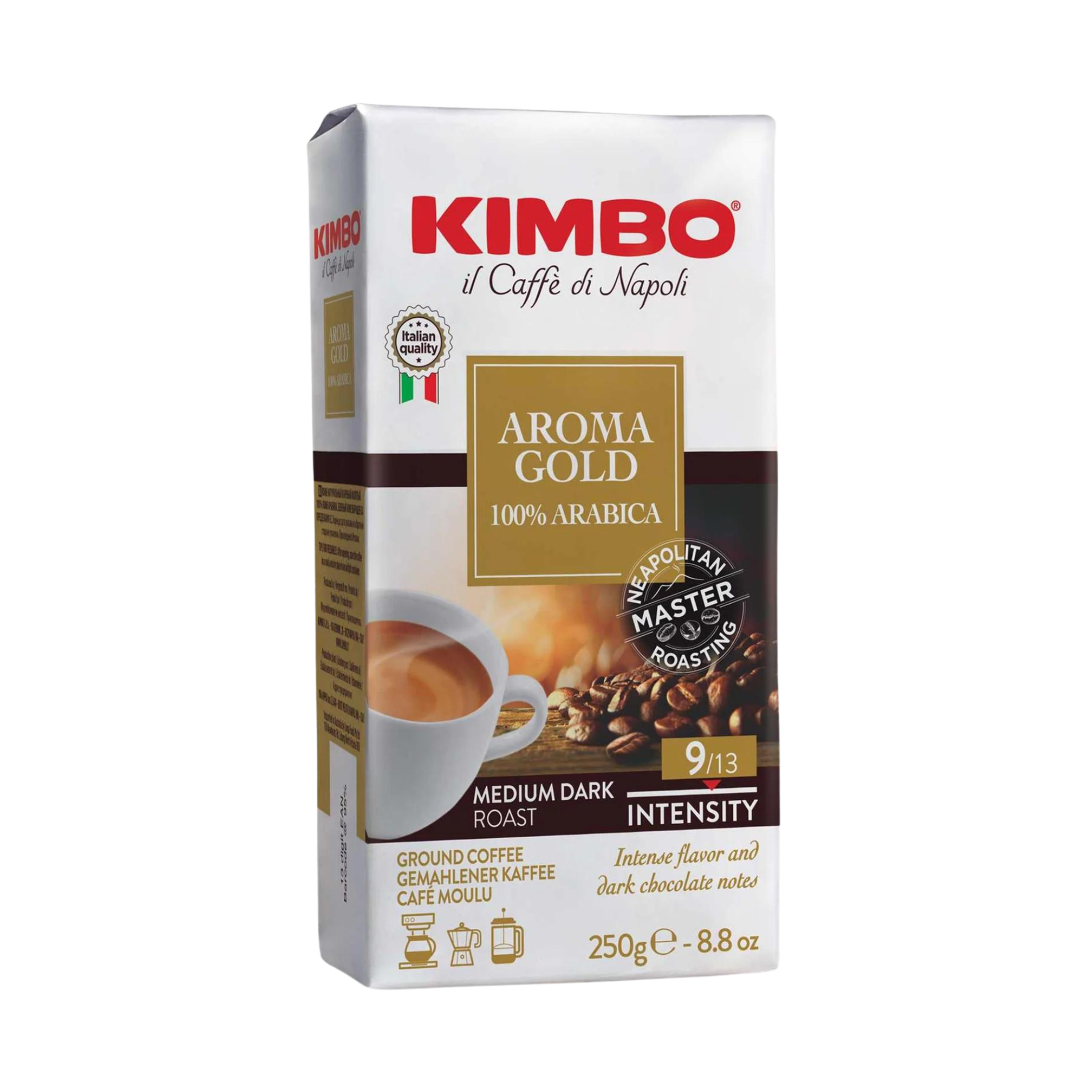 Aroma Gold 100% Arabica - Ground Coffee 250g Brick