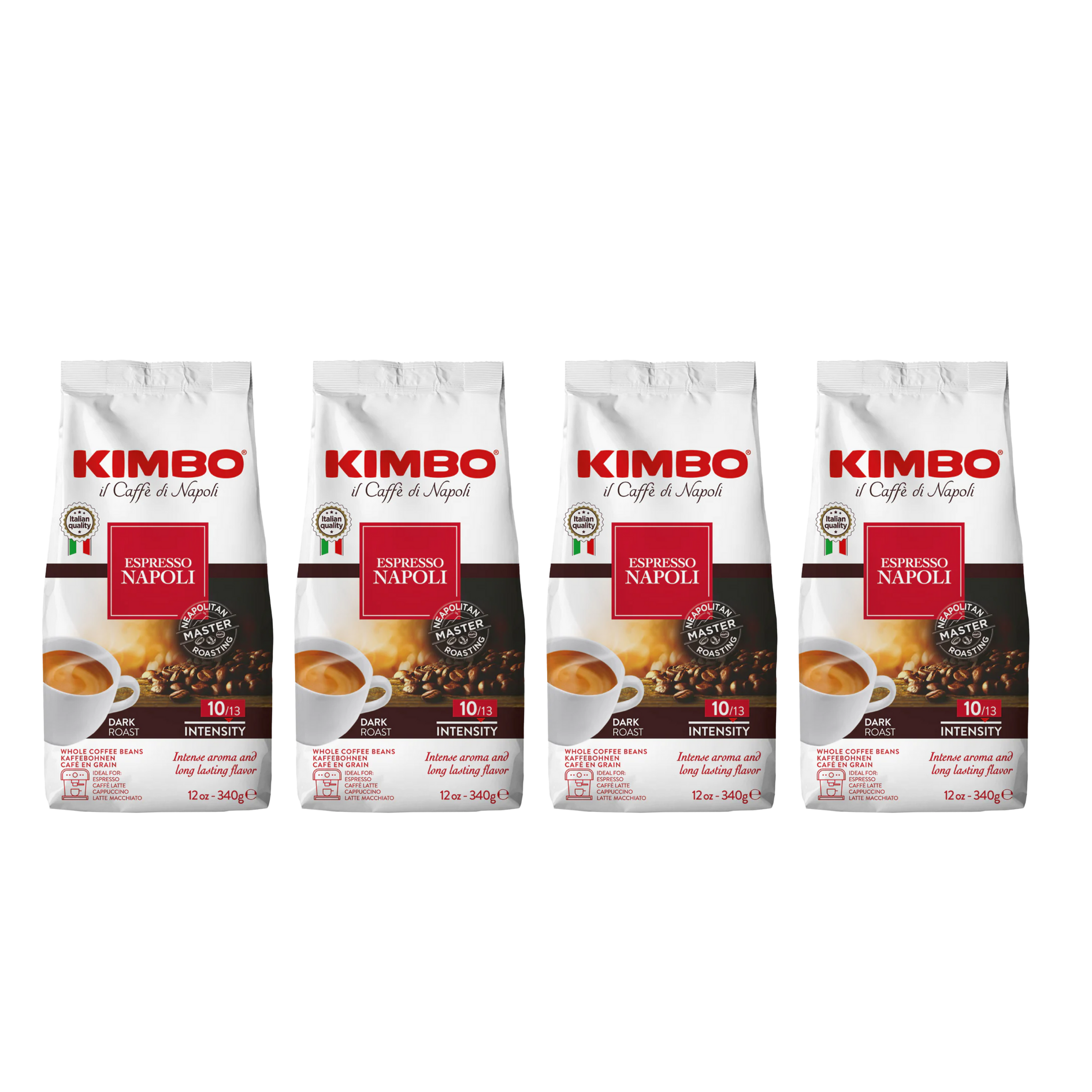 Napoli Whole Bean Coffee 12oz Bag - 4 Packs